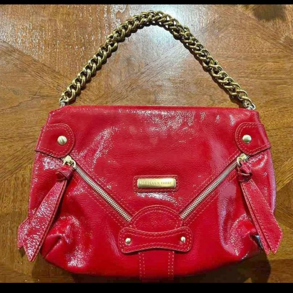 Isabella Fiore Red Leather Handbag